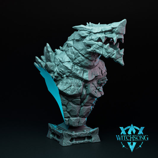GREATER TEMPLE GUARDIAN BUST - WITCHSONG MINIATURES