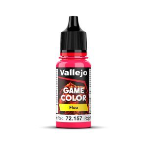 VALLEJO GAME COLOUR - FLUORESCENT RED 18ML