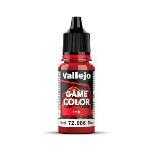 VALLEJO GAME COLOUR - INK - RED 18ML
