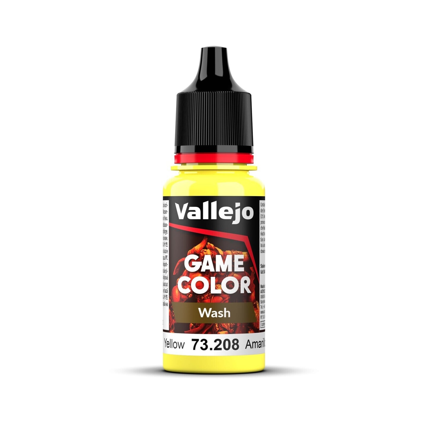VALLEJO GAME COLOUR - WASH - YELLOW 18ML