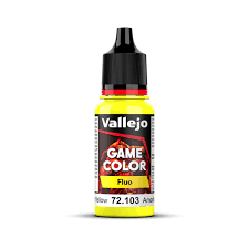 VALLEJO GAME COLOUR - FLUORESCENT YELLOW 18ML